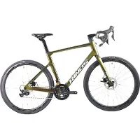 RINOS Odin3.0 Carbon Road - RaceFiets - met SHIMANO 105 ST-R7000 - 22 versnellingen en schijfremmen - lichte fiets voor dames en heren - 700 x 40C - Kameleon Goud - Groent 58 -- 2024