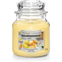 Yankee candle Home Inspiration - Citrus Spice Medium Geurkaars - 75 branduren