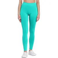 Bellivalini BLV-BLV50-147-LE Dames Leggings - Sport - Vrijetijdsbroek - Lang - Viscose - Sporbroek - Yogabroek - Munt - XXL