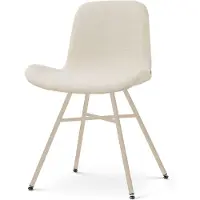 Nolon Noa-Fé Eetkamerstoel Cottonbeige - Beige Onderstel - Japandi - Comfortabel - Stoffen