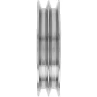 Forsplit - V-snaar Poelie - Ø 200 mm - Asgat 35 mm - 2x17mm (SPB) - Massief Staal