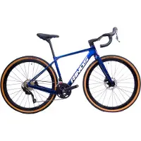 RINOS Sandman 7 - Gravel Fiets - Gravel Bike – carbonframe - GRX 820 24 versnellingen - hydraulische schijfremmen - lichtgewicht - allround fiets voor elk terrein - Kameleon - Blauw - Paars 58