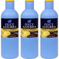 Felce Azzurra Douchegel - Ebbenhout en Vanille - 3 stuks - 650 ml
