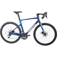 RINOS Odin1.0 Carbon Road - RaceFiets - met Shimano SORA 18 versnellingen en schijfremmen - lichte fiets voor dames en heren - 700 x 40C - Kameleon Blauw-Paars 58