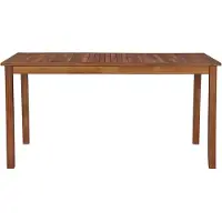 vidaXL Tuintafel 150x90x74 cm massief acaciahout