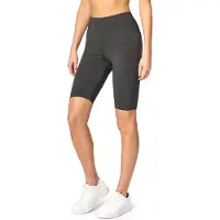 Bellivalini BLV-BLV50-149-LE Dames Leggings - Sport - Vrijetijdsbroek - Kort - Viscose - Sporbroek - Yogabroek - Donker Gemêleerd - XL