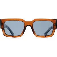 Prada PRB17S 25F70B chocolade donkergrijze zonnebril