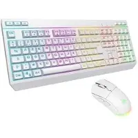 The G-Lab Wireless gaming bundle - - TUNGSTEN EX W COMBO - Keyboard + mouse - 32 configurable macros - WHITE