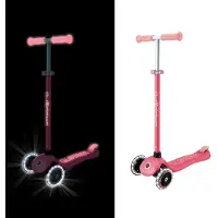 Globber Roller Primo Plus met verlichting, in de kleur koraalroze