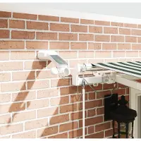 vidaXL Elektrisch zonnescherm met led en sensor 4 x 3 m