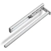 Sotech 2 stuks uitschuifbare Handdoekhouders TED 1-arm EV1 geanodiseerd (aluminium, 325 - 487 mm) telescopisch uittrekbaar geschikt voor badkamer of keuken