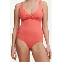 Femilet Sw 1p Wf Tshirt Plunge Pink Coral Maat: 38 | Badpakken Outlet | Dames | Blauw