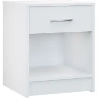 Casaria Nachtkastje Hamburg Wit 50x40x35cm