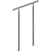 Monzana Trapleuning RVS 80cm
