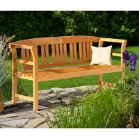 Deuba Tuinbank Roos Eucalyptushout FSC-gecertificeerd 157x45x82cm
