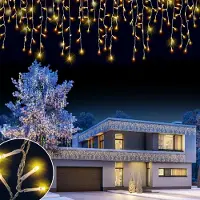 Monzana Kerstverlichting LED Lichtsnoer Kerst Warmwit 10m