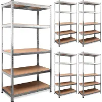 Deuba Zwaarlast plankenset van 5 180x90x40cm gegalvaniseerd 875kg