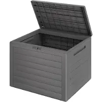 Casaria Opbergbox/ Tuinkist - Grijs - 78x43,8x55cm