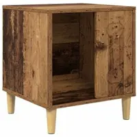 vidaXL Hondenhuis Oud hout 44 x 42 x 49 cm Bewerkt hout