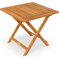 Casaria Bijzettafel Acaciahout 46x46cm Inklapbaar