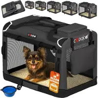 Cadoca Transportbox Antraciet S 50x34x36cm