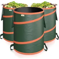 Gardebruk Pop-up Tuinafvalzak 3 stuks Groen 165L
