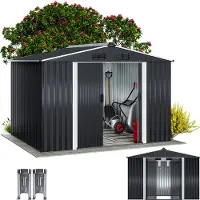 Gardebruk Tuinhuis - XXL Metaal - 260x205x180cm - Antraciet