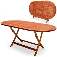Casaria Tuintafel Alabama Acaciahout 160x85x75cm FSC-gecertificeerd