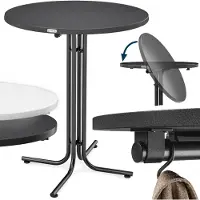 Casaria Statafel Grijs 110x80cm opklapbaar