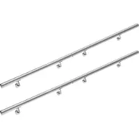Monzana Trapleuning 4 stuks RVS 4,2x400cm