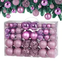Casaria Kerstballen Roze 100-delig