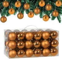 Casaria Kerstballen Koper 54-delig