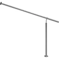 Monzana Trapleuning RVS 150cm
