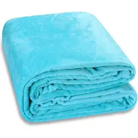 Monzana Plaid Blauw 200x150cm