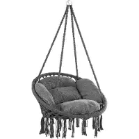 Detex Hangstoel 2 Kussens - Belastbaar tot 150kg Ø 60 cm - Antraciet
