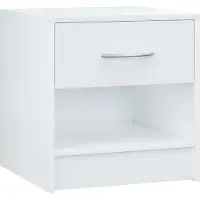 Casaria Nachtkastje Kiel Wit 41x39x28cm