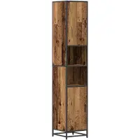 vidaXL Badkamermeubel Set Oud Hout 35 x 37,5 x 188,5 cm Bewerkt hout