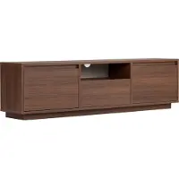Skye Decor - TV-standaard - Barok Walnoot Goud - 100% met melamine gecoat spaanplaat - 35 x 167 x 12 cm