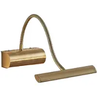 LINDBY LED schilderij verlichting Rakel, messing mat dimbaar, messing / goud, Woon-/ Eetkamer, metaal, Modern, Wandlamp