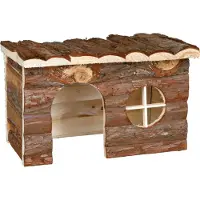 Trixie nature jerrik speelhuis cavia - 28x18x16 cm