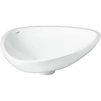Axor Massaud wastafel opbouw voor plaatsing op tafel 60cm wit