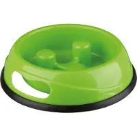 Trixie voerbak slow feed kunststof anti-slip assorti 20 CM 450 ML