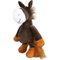 Trixie pluche paard met dierengeluid