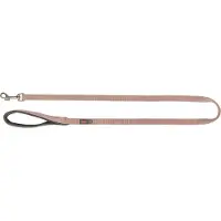 Trixie Hondenriem - Robuust Singelband 100x2 cm - Neopreen Handvat, Oogje voor Penning