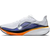 Nike Air Zoom Pegasus 42 Hardloopschoenen Wit Zilver Oranje Donkerpaars