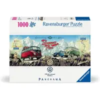 Ravensburger Erwachsenenpuzzle 1000 Teile - Volkswagen - Mit dem VW Bulli über den Brenner