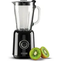 Bourgini Retro Blender - 5 snelheden en pulsfunctie - 1.75 Liter - Blender Smoothie - 500 Watt - Zwart