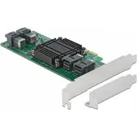 DeLOCK PCI Express x8 Card to 4 x internal SFF-8643 NVMe - Low Profile Form Factor