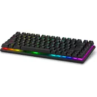 Alienware Pro Wireless Gaming-toetsenbord, 75%, Bekabeld en draadloos, USB + RF draadloos + Bluetooth, Mechanische schakelaar, RGB LED-verlichting, Zwart