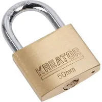 Kreator KRT557005 Hangslot 50mm – Binnengebruik – Sleutelvergrendeling